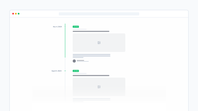 ChangelogVersions preview